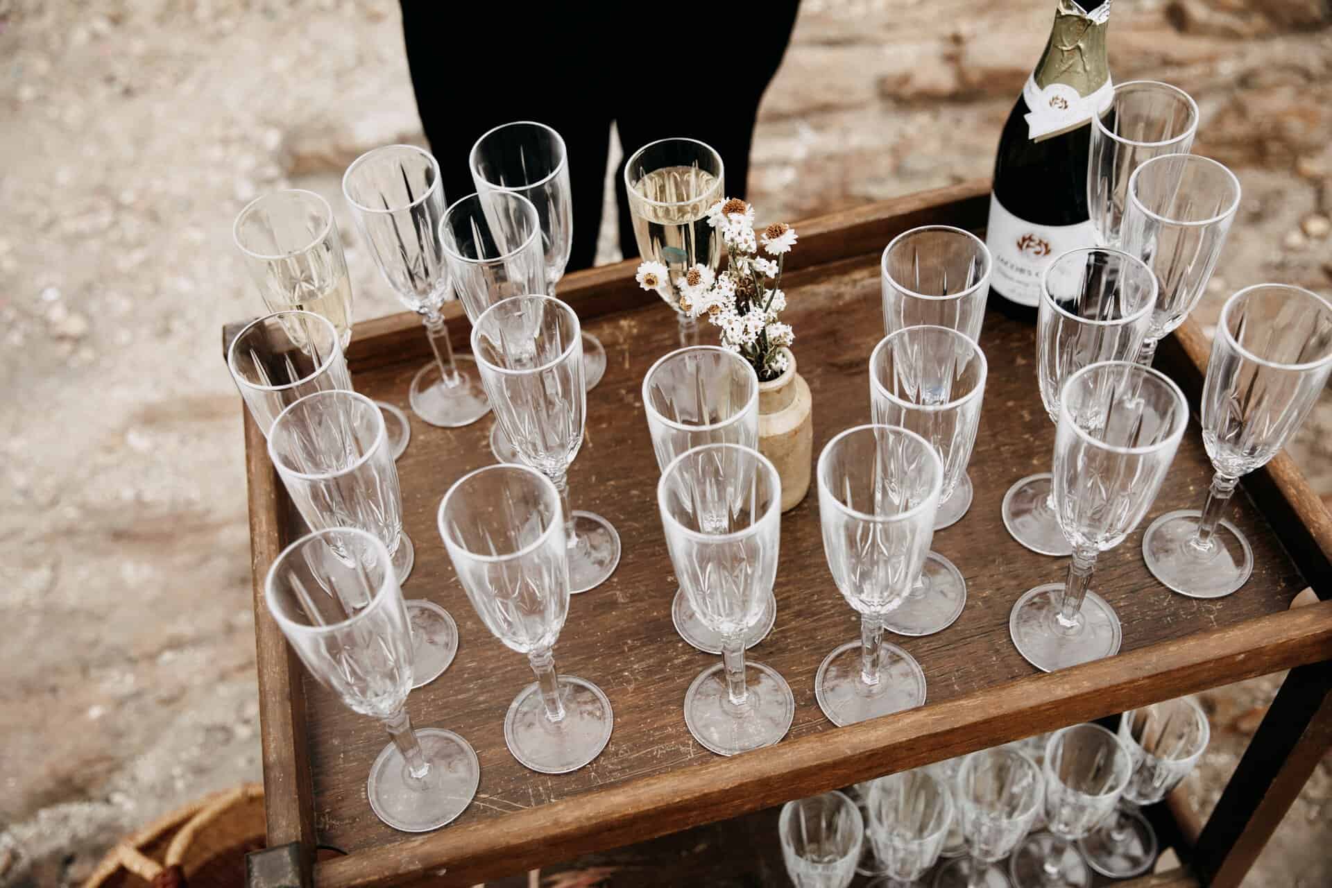crystal champagne flutes 2